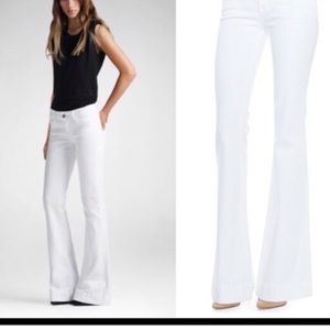 J Brand Lovestory White flair jeans Sz 28